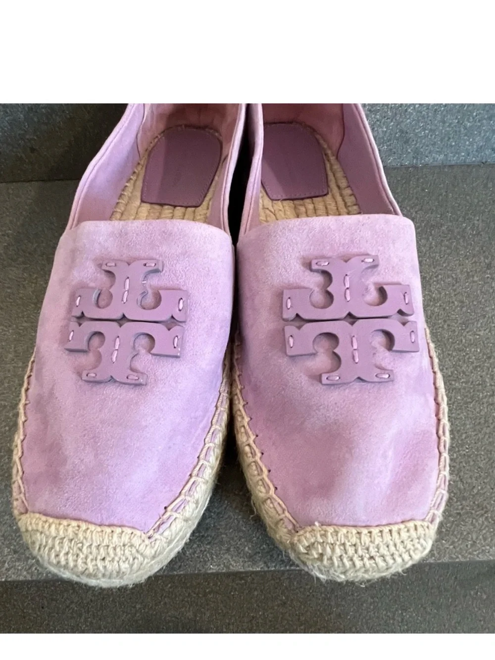 NWT Tory Burch Everly Platform Espadrille Flat Shoes size 6.5